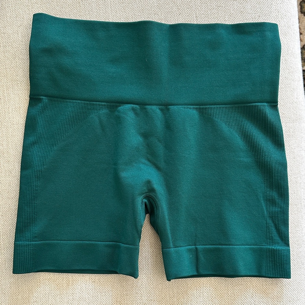 SET Active Teal Biker Shorts